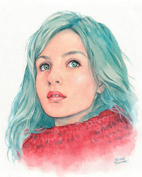 Watercolor portrait