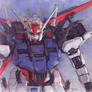 Aile Strike Gundam watercolor