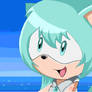 Hatsune Miku the hedgehog