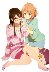 Kyoukai no Kanata Render #2