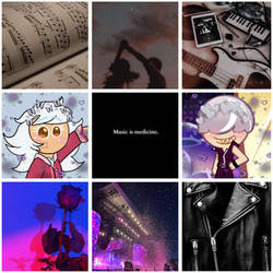 Commission Moodboard Musical x Bassist