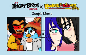 Macaque x Max template couple meme