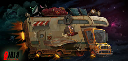 Space adventure point'n click Camping Car
