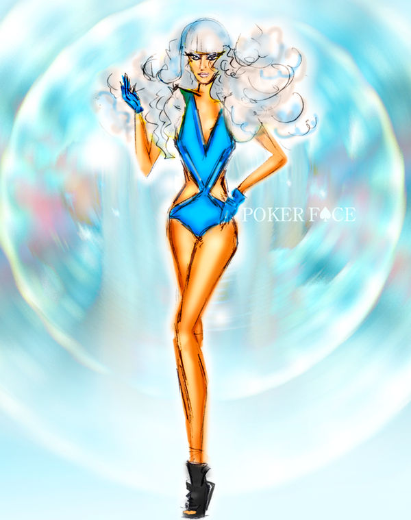 poker face outfit