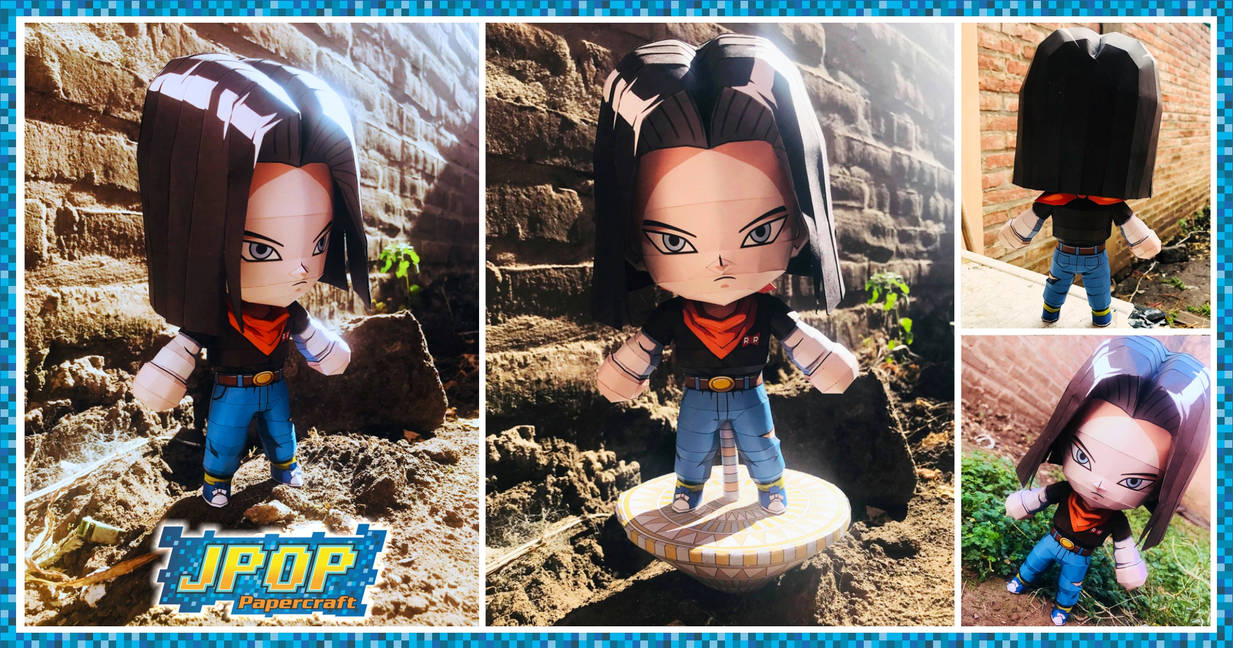 Androide 17 - Papercraft - JPOPpapercraft by jpop-papercraft on DeviantArt