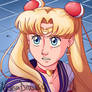 Sailor Moon screenshot re-draw