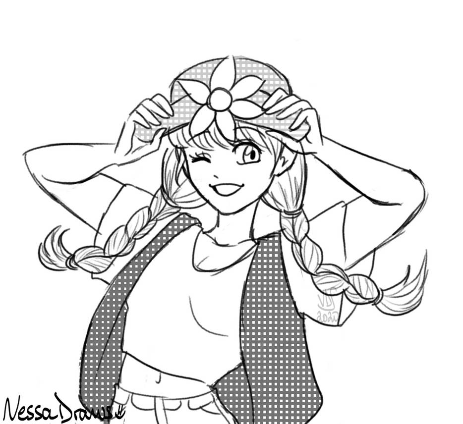 90s Shoujo Girl by nessaaa95 on DeviantArt