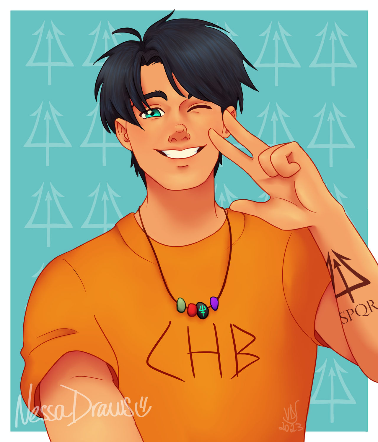Percy Deviantart Six Fanarts: Percy Jackson by nessaaa95 on DeviantArt