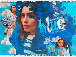 +Blue//Lily Collins