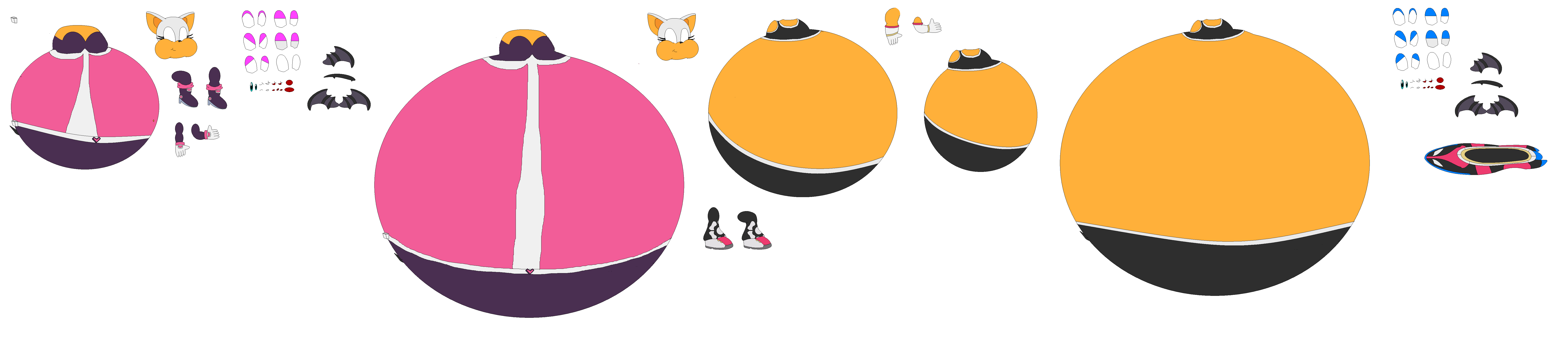 Fat Rouge heroes Builder + riders by amyrosefan17 on DeviantArt