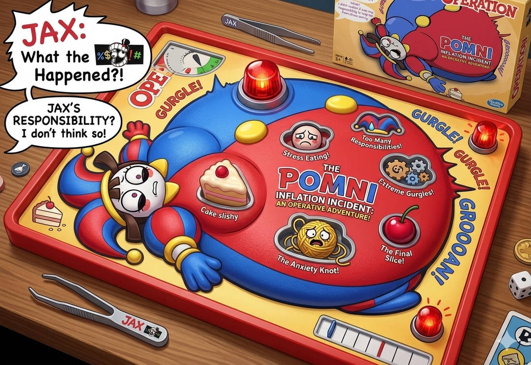 Pomy Fat A fat pomni themed operation by amyrosefan17 on DeviantArt