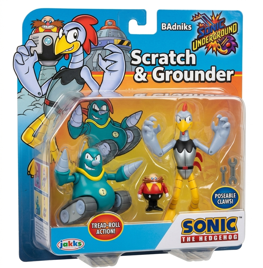 Grounder Scratch and grounder themed sonic figures by amyrosefan17 on DeviantArt