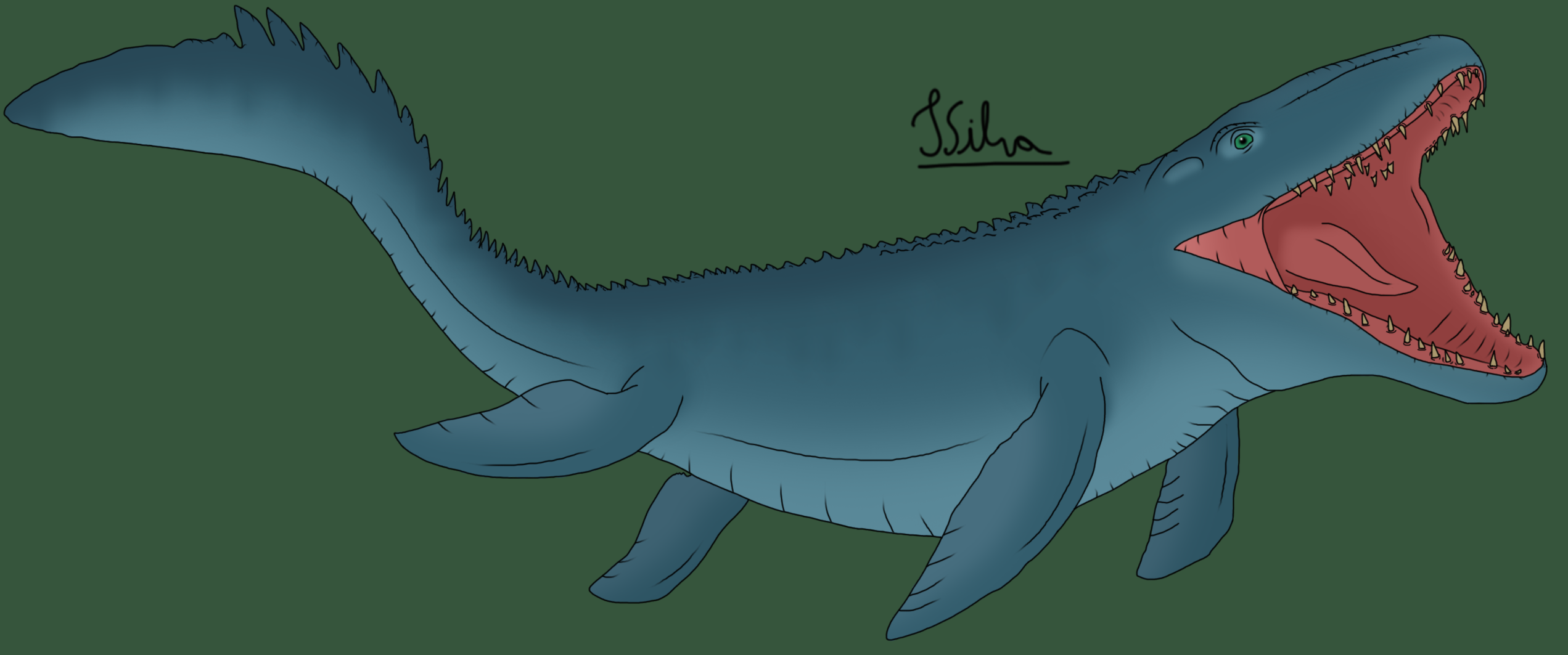 Jurassic World Mosasaurus by Thiagosaurus on DeviantArt