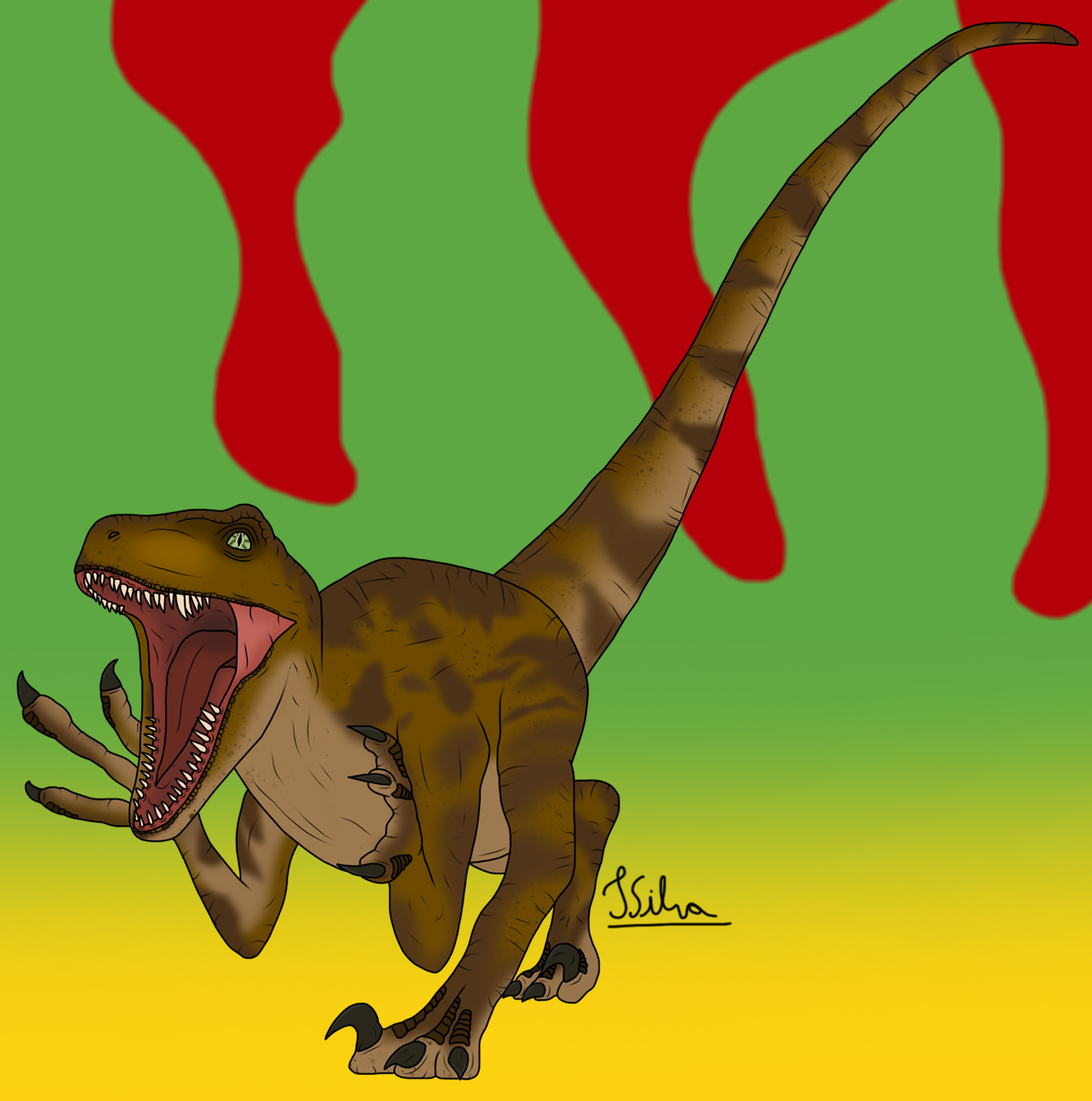 Jurassic Park Velociraptor by Thiagosaurus on DeviantArt