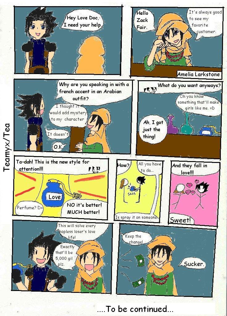 Zack Fair in a story Pg. 3