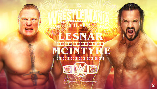 WrestleMania 37 Custom Card