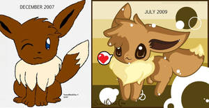 Eevee Through The Years