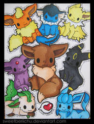 Copic Eeveelutions