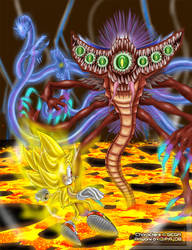 Super Sonic VS P. Dark Gaia