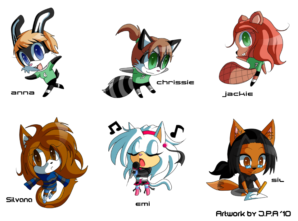 Chibi set 1 by howlzapper on DeviantArt