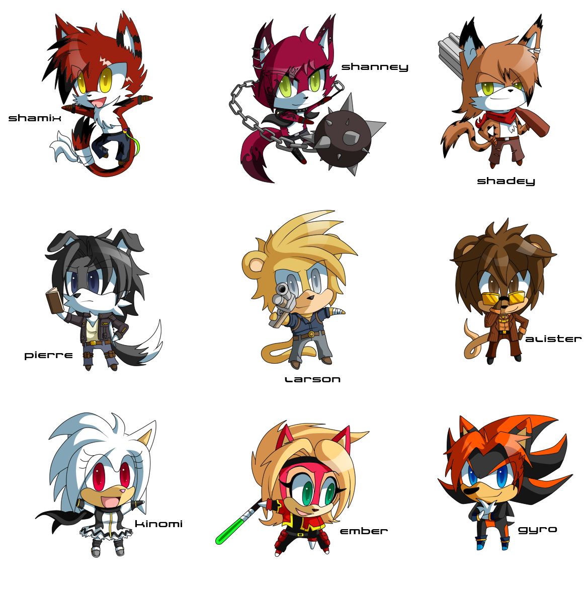 Chibi set 3