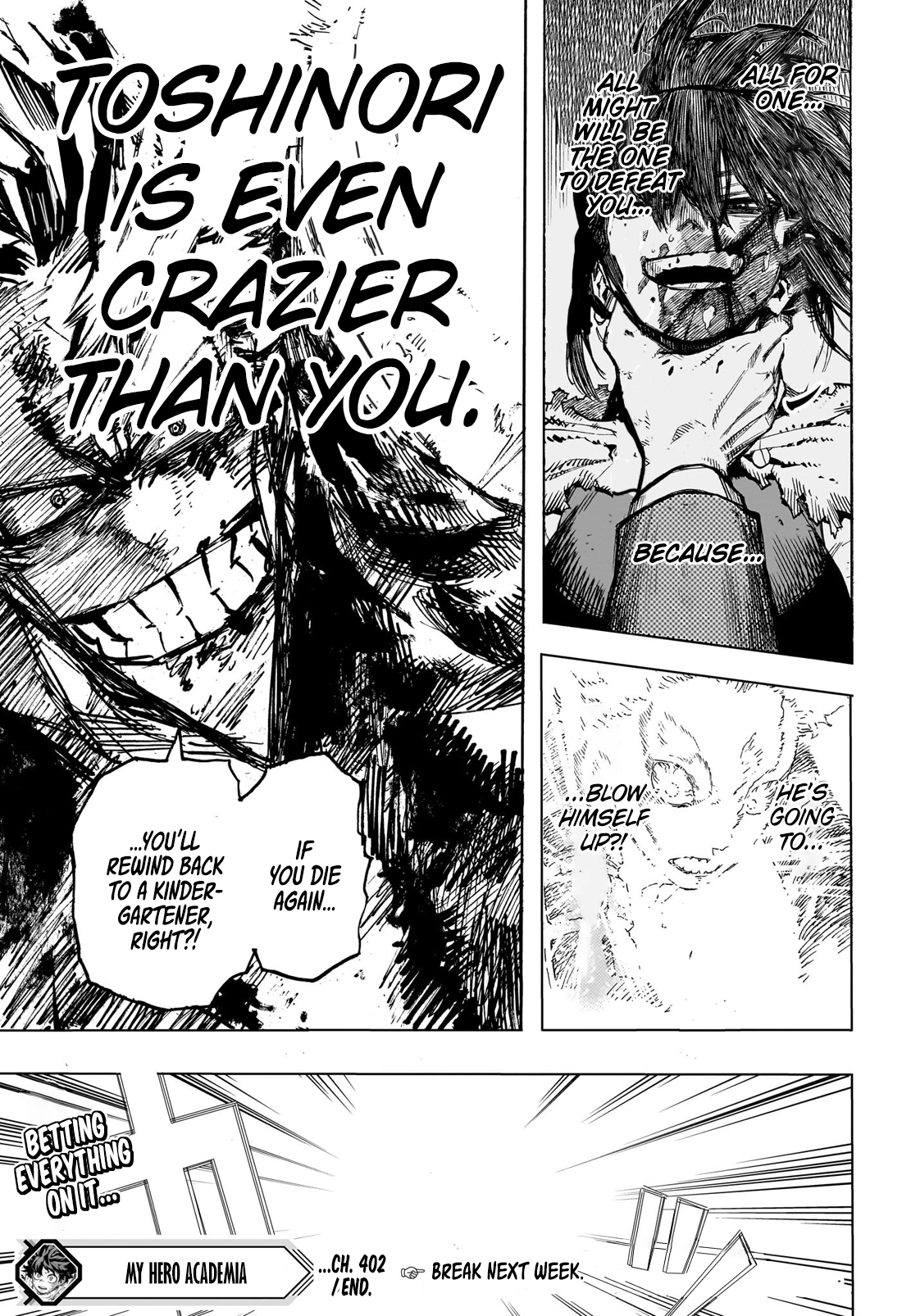 Boku no Hero Academia Chapter 402 Discussion - Forums 