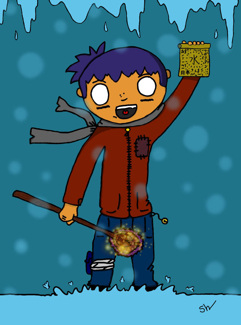 Blue Box Deviantart Water Magic Boy by dr-bluebox on DeviantArt