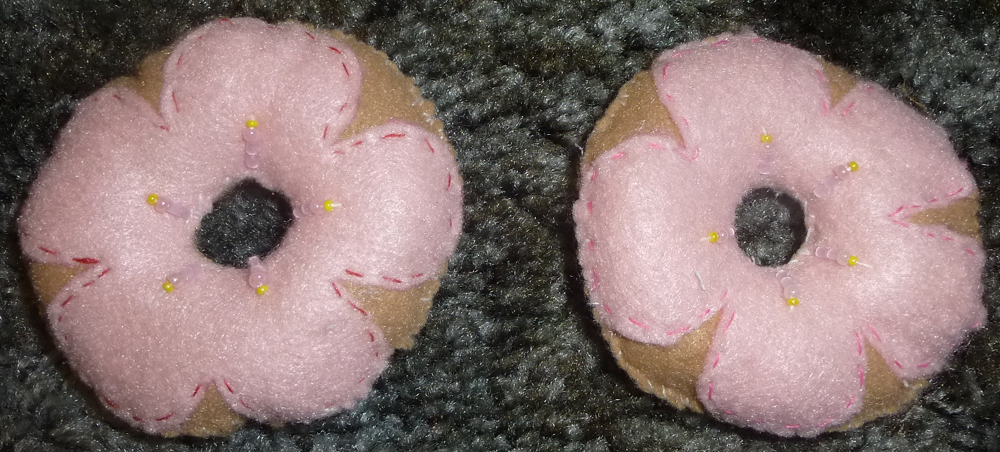 Plum Blossom Donut Plushies