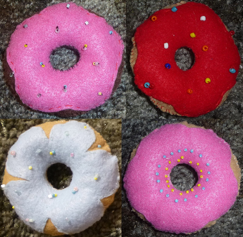 Flower Donut Plushies