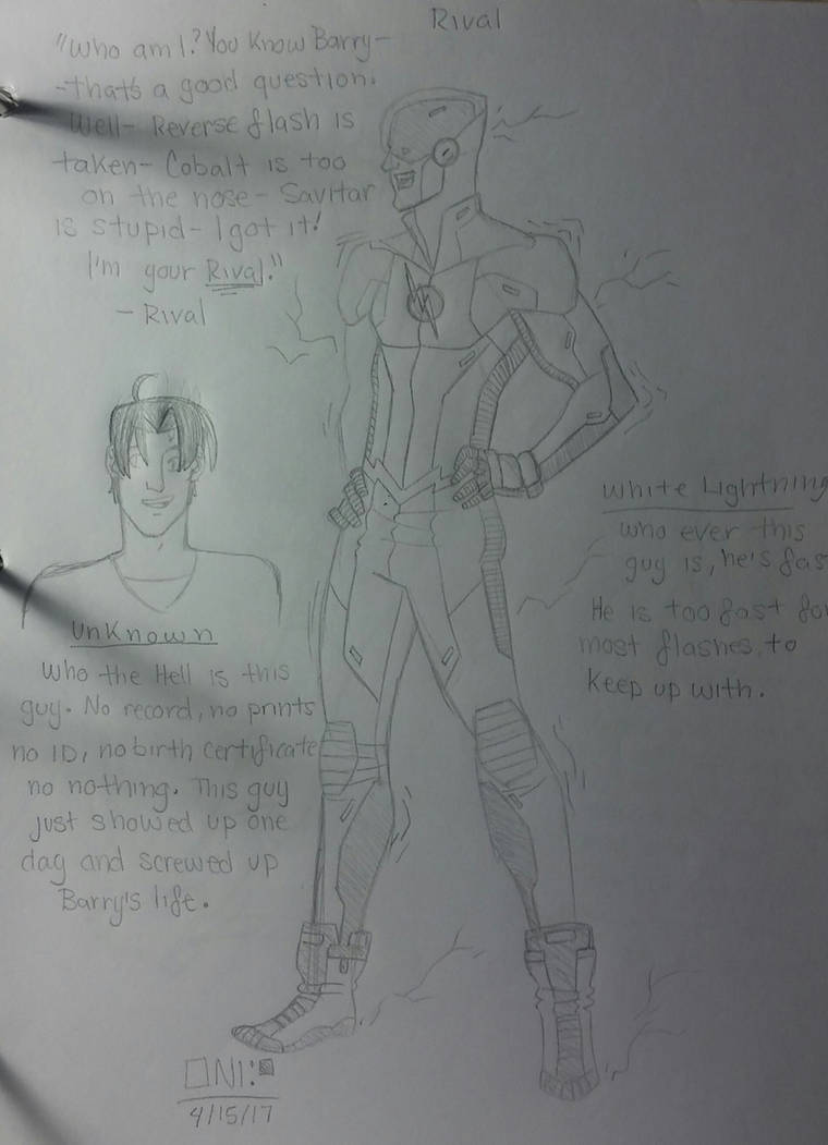 DC Redesign:Scarlet Speedsters:Rival by Oni18064 on DeviantArt