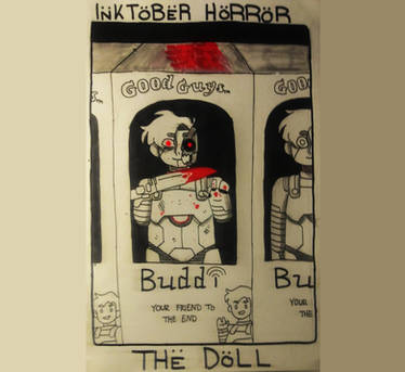 Inktober Horror-The Doll(Chucky)