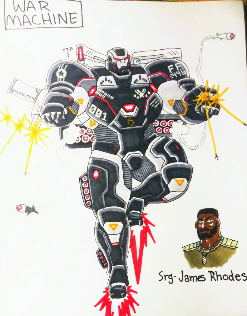 War Machine Redesign by Oni18064 on DeviantArt