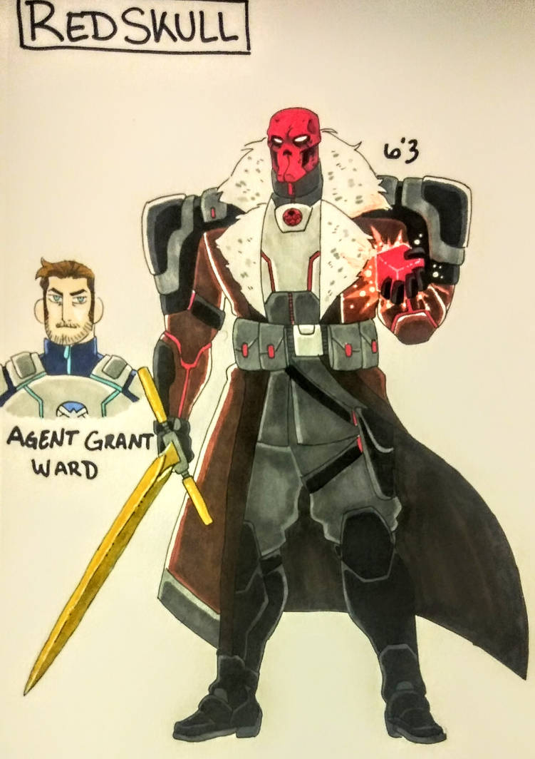 Red Skull Rider Red Skull Redesign by Oni18064 on DeviantArt