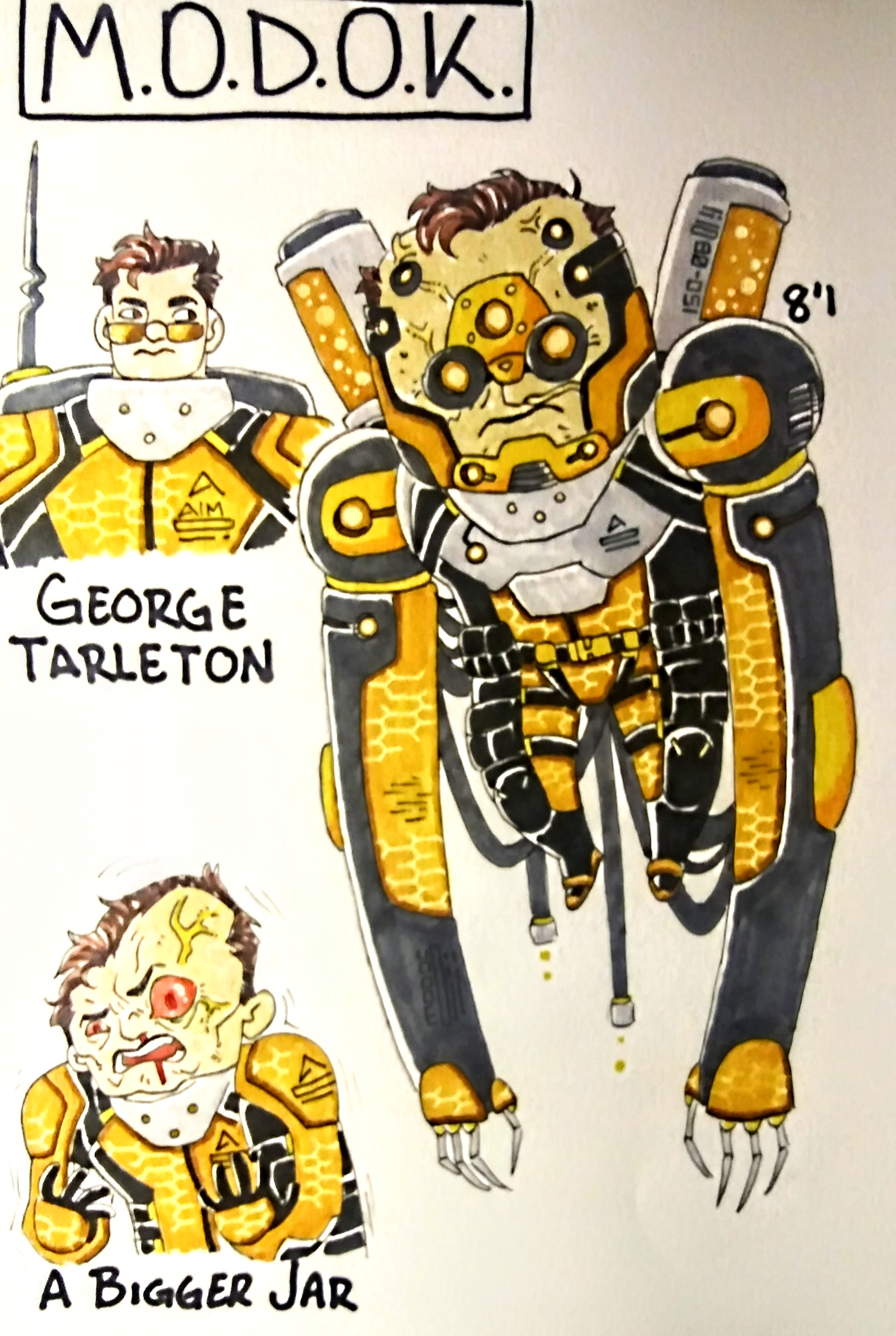 Modok Redesign MODOK Redesign by Oni18064 on DeviantArt