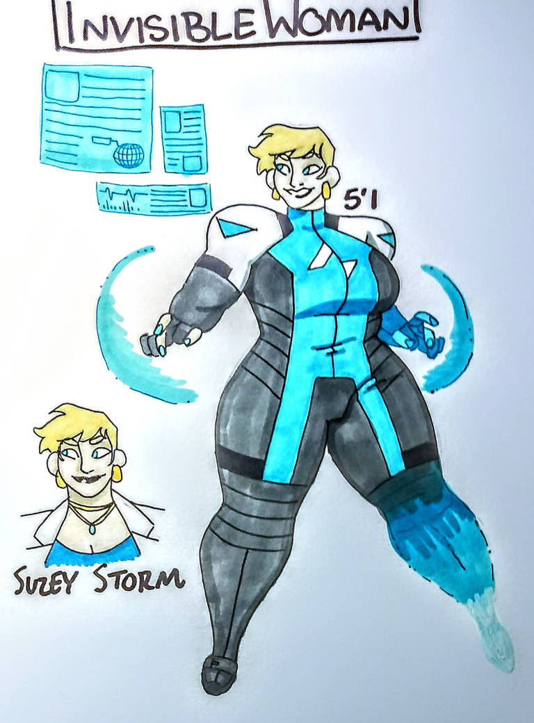 Invisible Woman Redesign by Oni18064 on DeviantArt