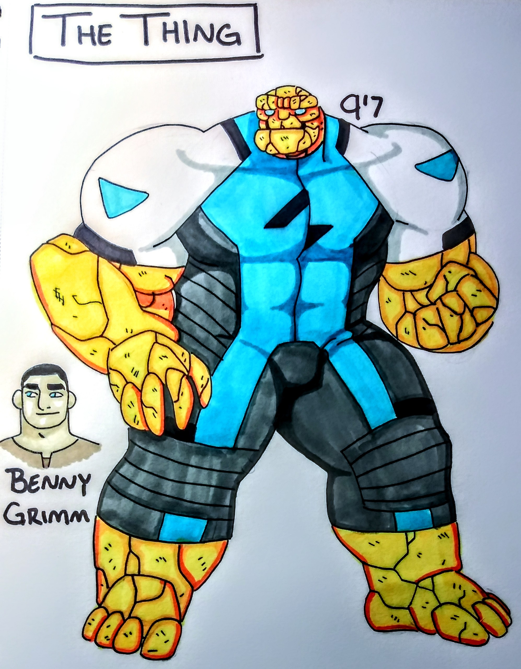 The Thing Redesign by Oni18064 on DeviantArt