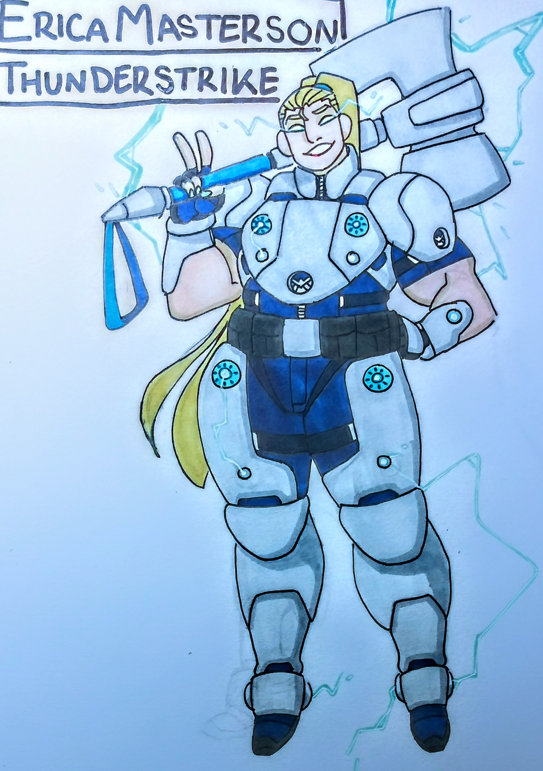 Thunderstrike Redesign by Oni18064 on DeviantArt