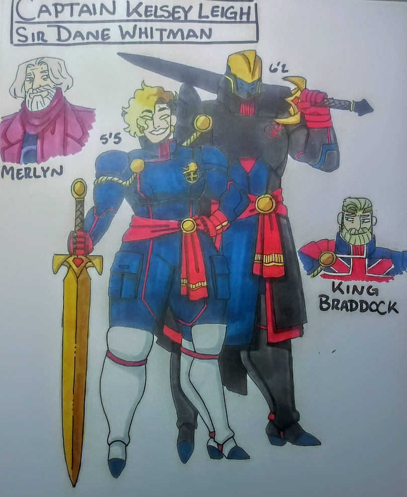 Knight Captain Captain Britain and the Black Knight by Oni18064 on DeviantArt