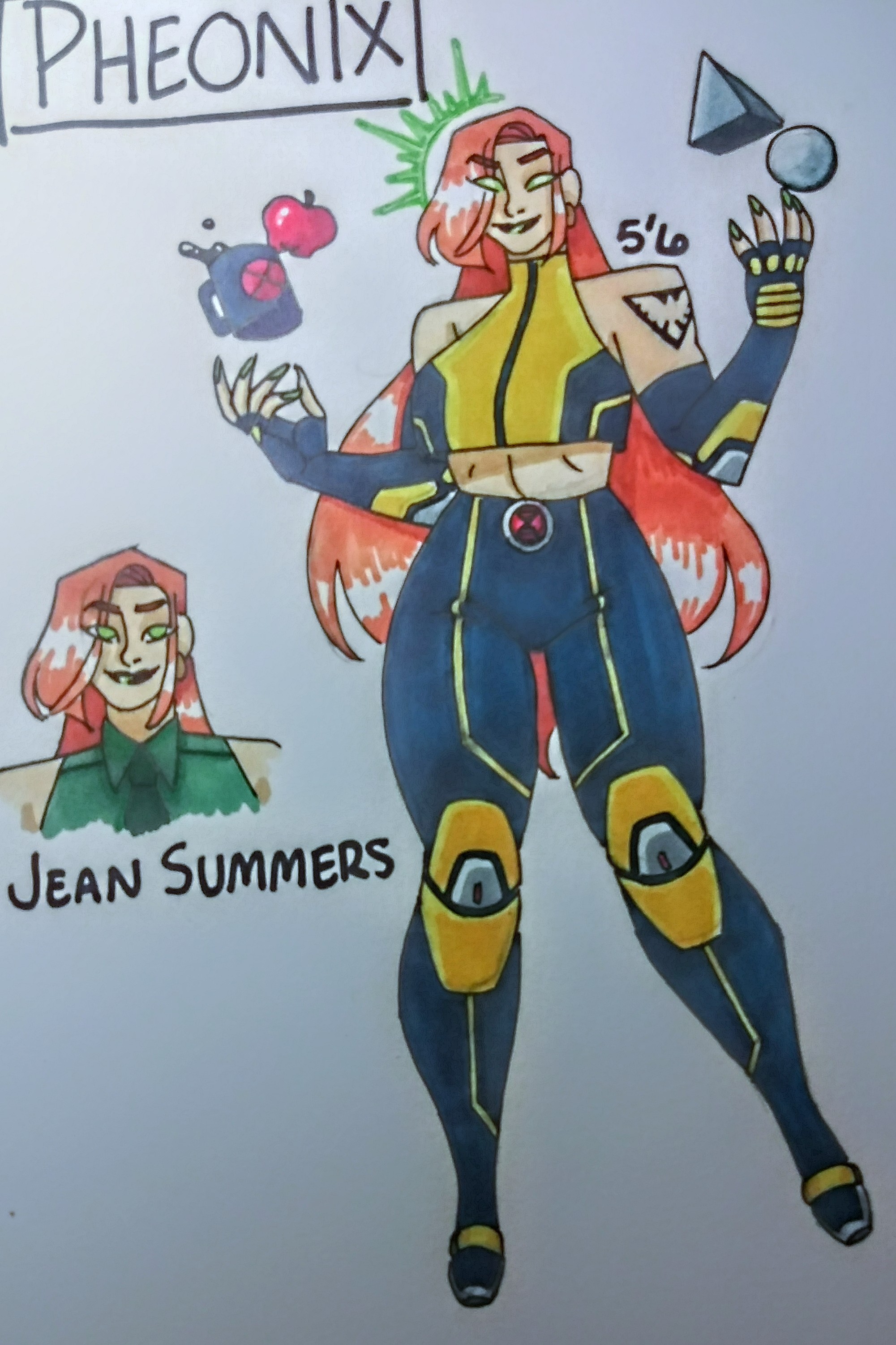 Phoenix Redesign by Oni18064 on DeviantArt