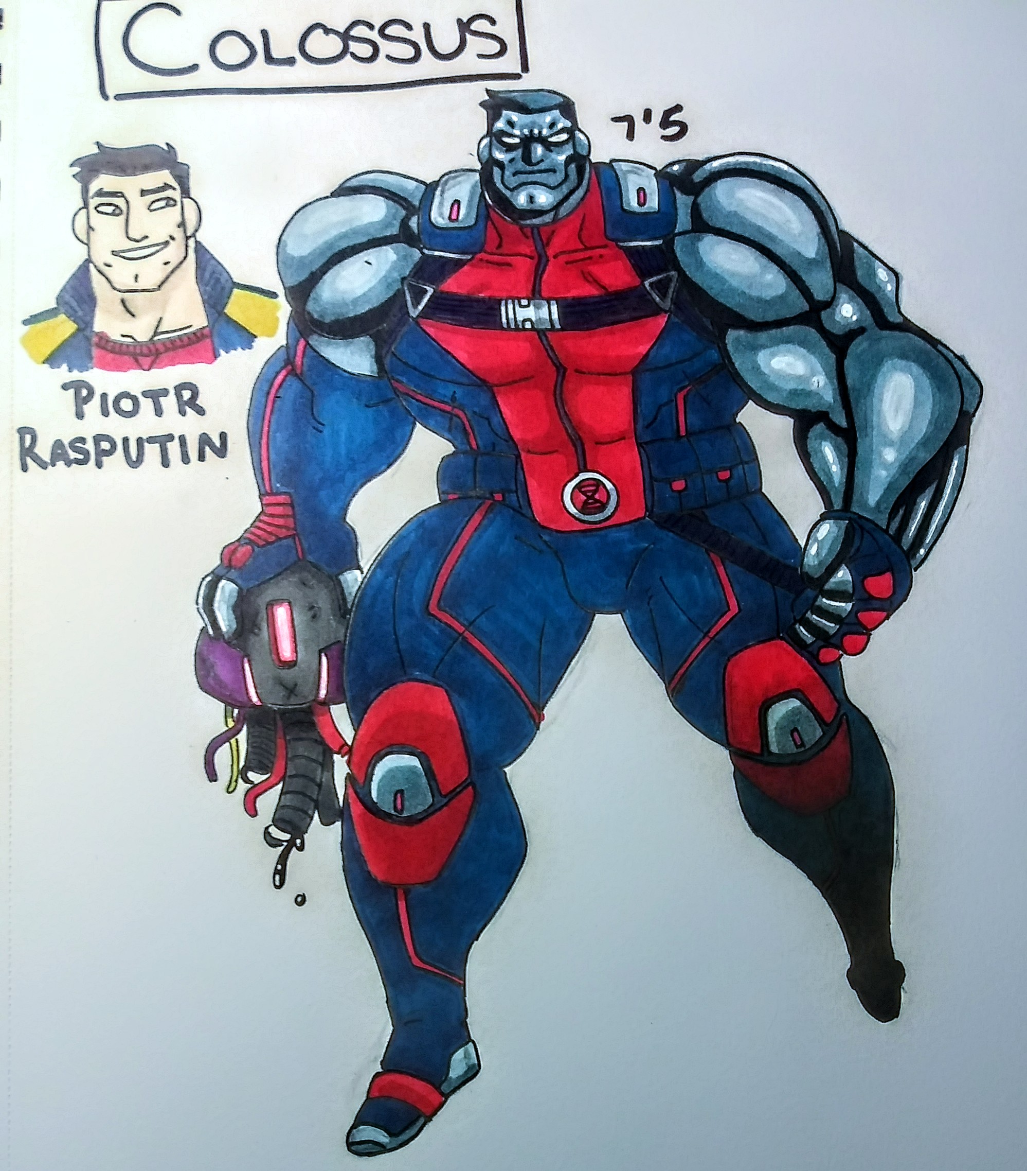 Colossus Redesign by Oni18064 on DeviantArt