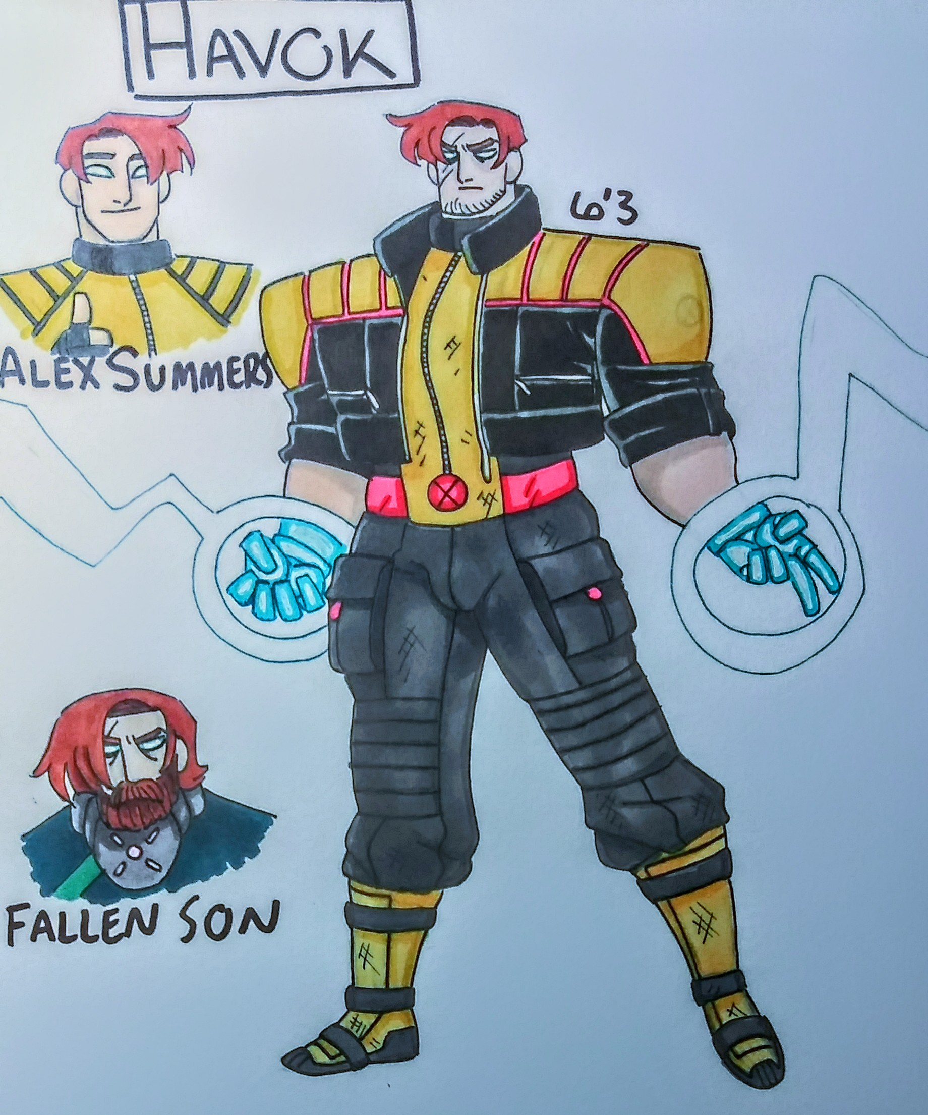 Havok Redesign by Oni18064 on DeviantArt