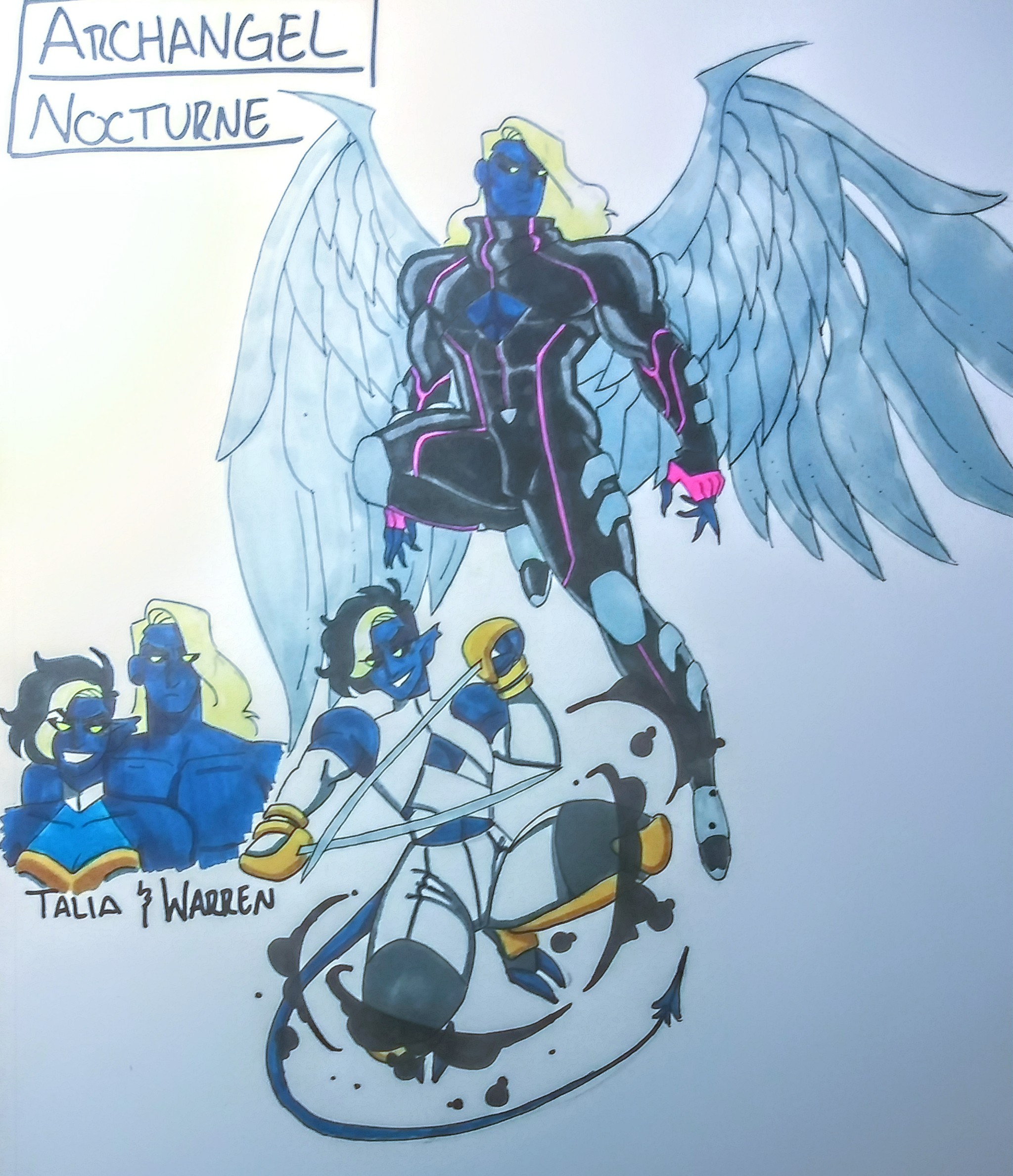 Archangel and Nocturne Redesign by Oni18064 on DeviantArt