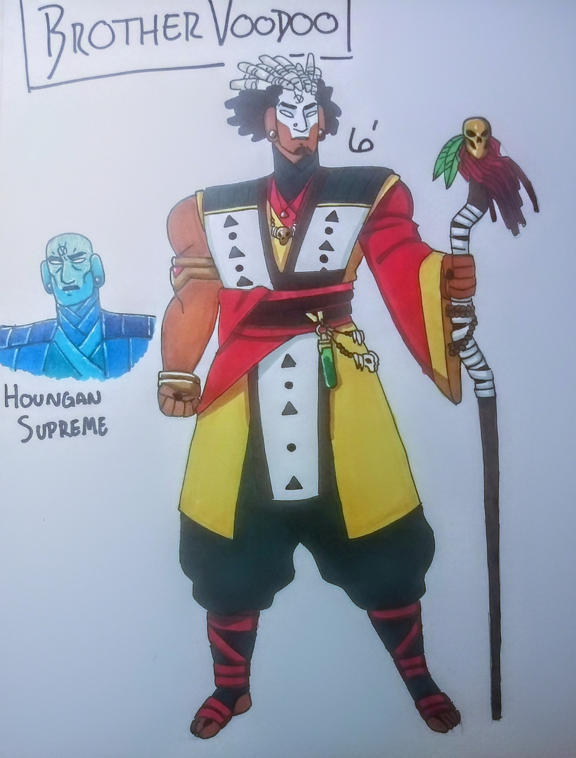 Brother Voodoo Redesign by Oni18064 on DeviantArt