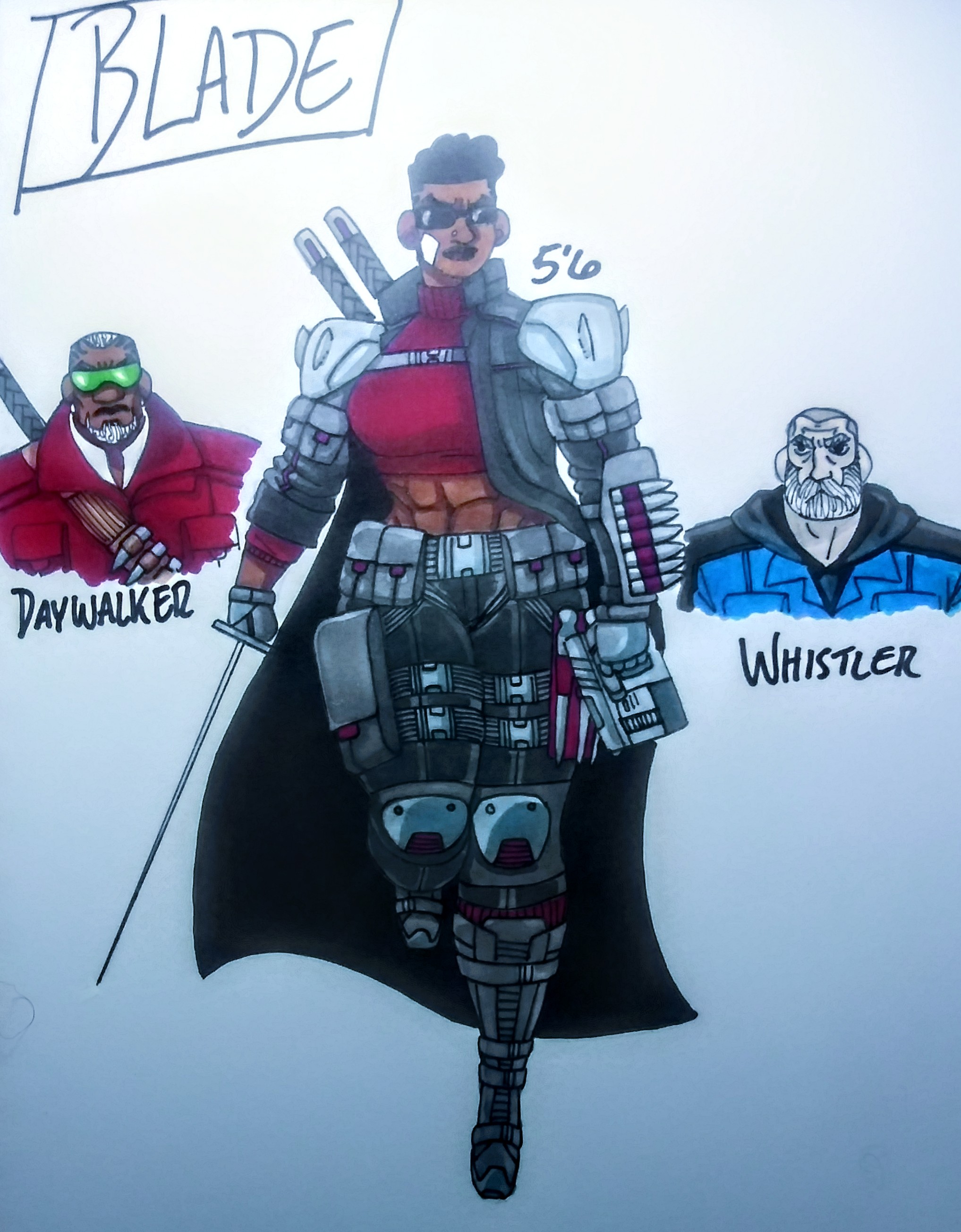 Blade Redesign by Oni18064 on DeviantArt