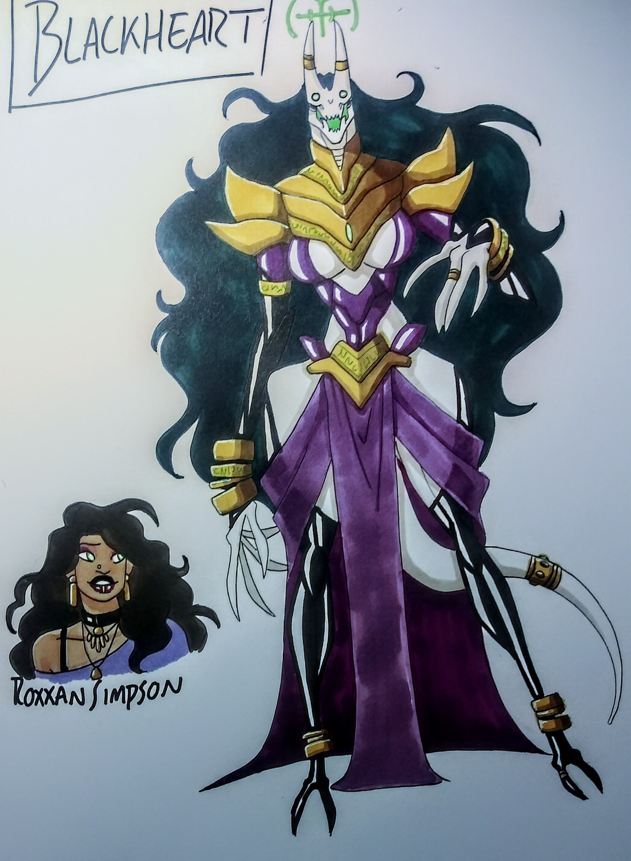 Blackheart Redesign by Oni18064 on DeviantArt