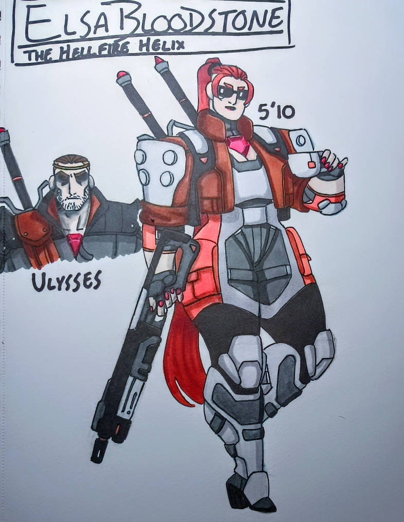 Bloodstone Redesign by Oni18064 on DeviantArt