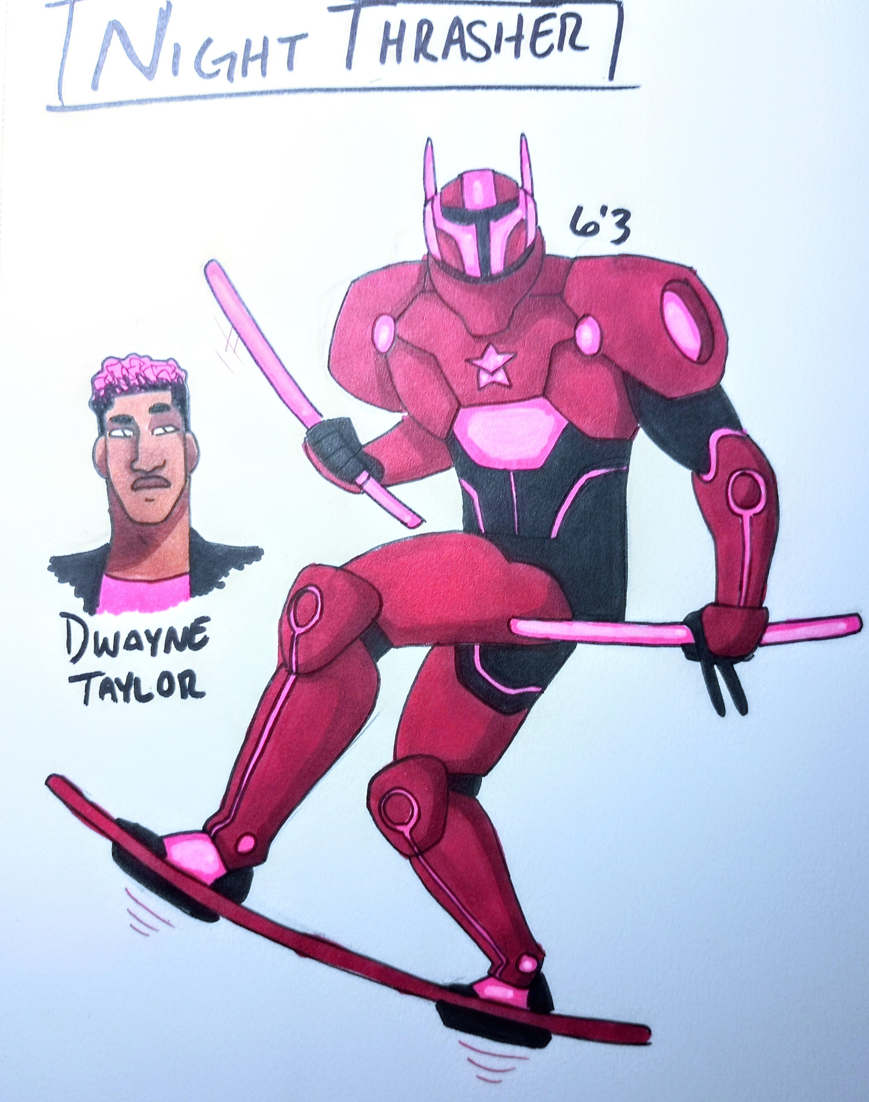 Night Trasher Redesign by Oni18064 on DeviantArt