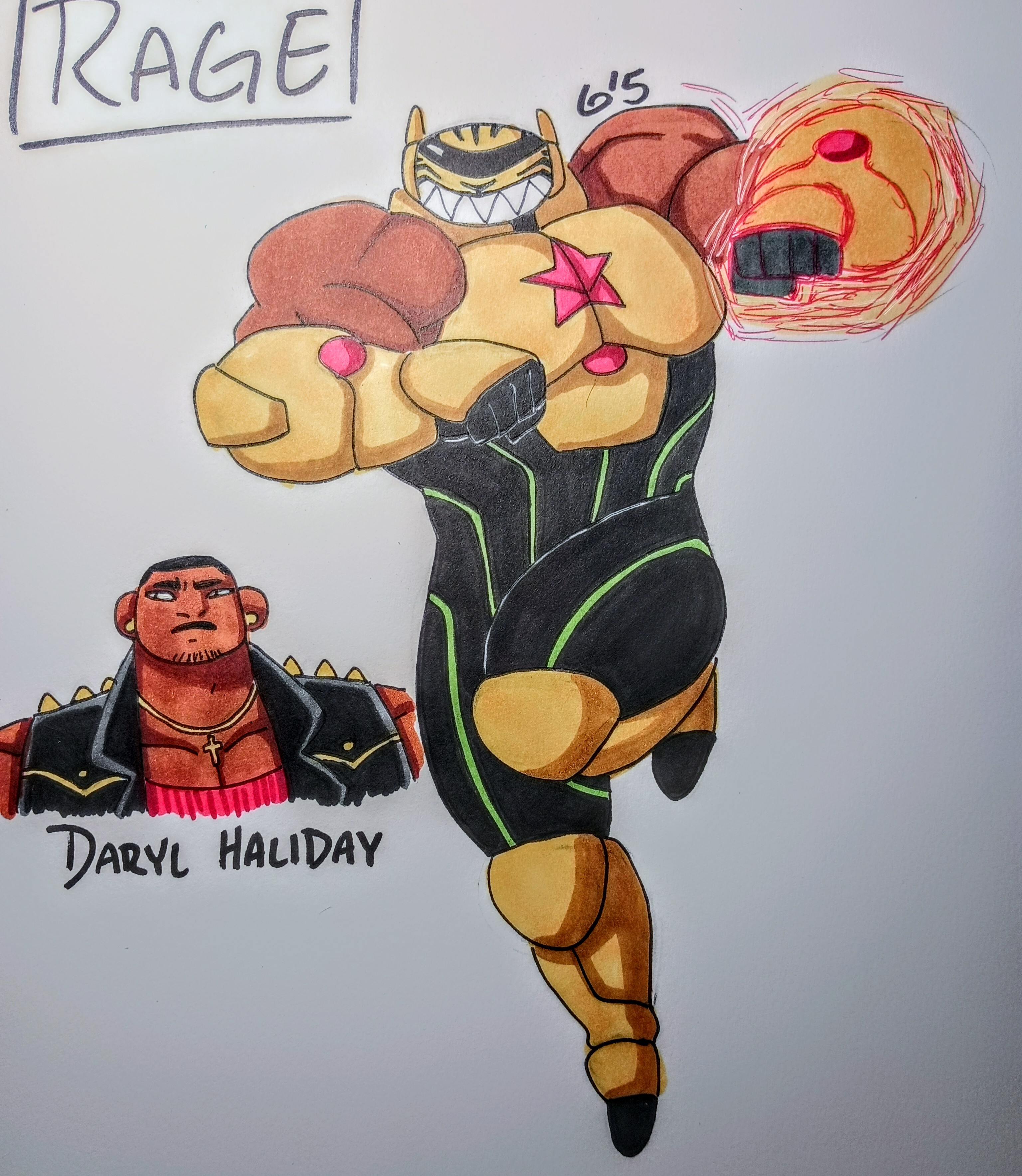 Character Art Rage Rage Redesign by Oni18064 on DeviantArt