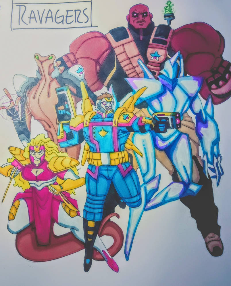 Ravagers (Guardians 3000) Redesign by Oni18064 on DeviantArt