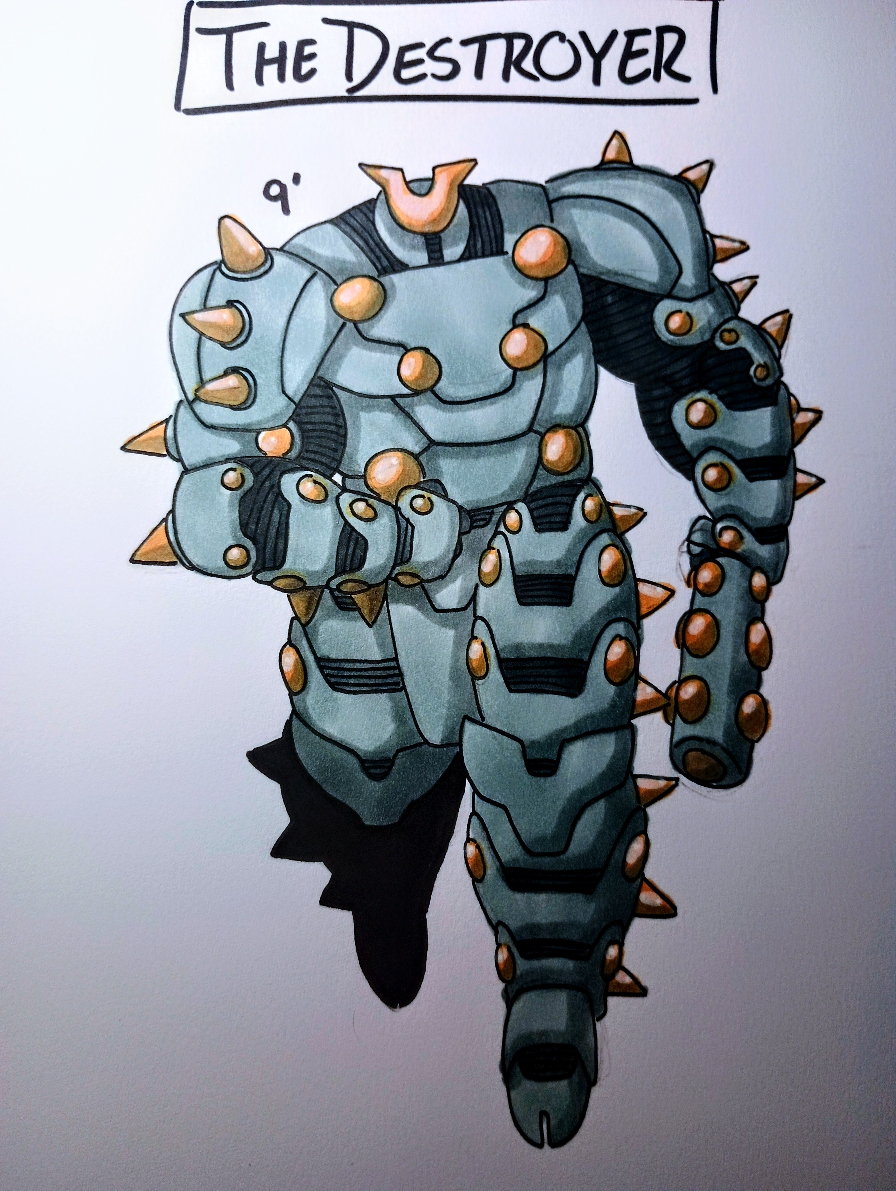 The Destructor Deviantart The Destroyer Redesign by Oni18064 on DeviantArt